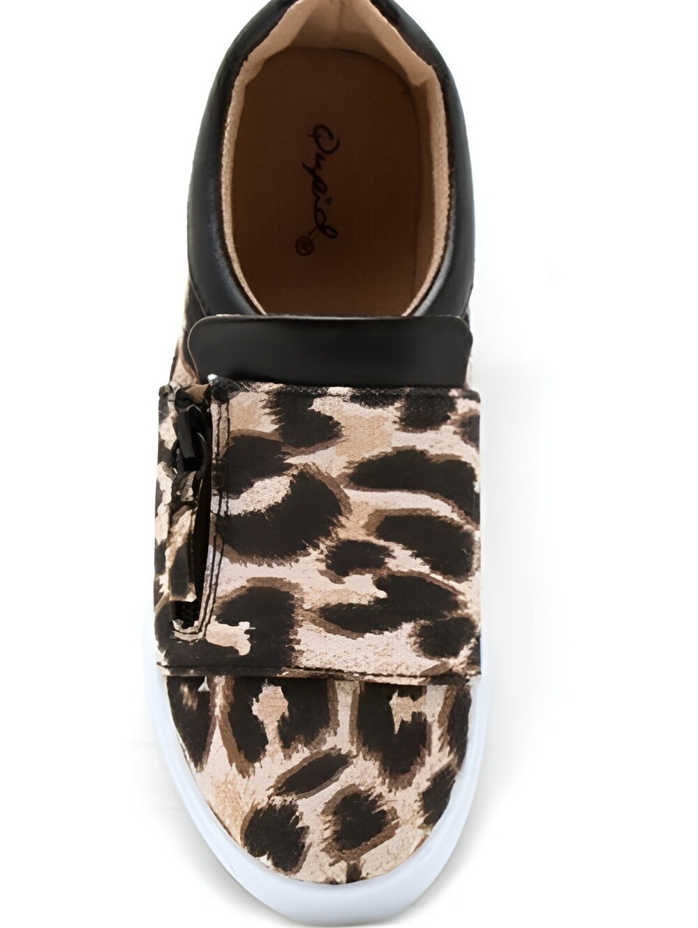 Last6.5,Side Zip Fashion Sneaker Lycra or Canvas - Picture 3 of 5